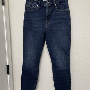 Good American Dark Wash Jeans - Size 8 or 29 - Retail $149 - Stretch!